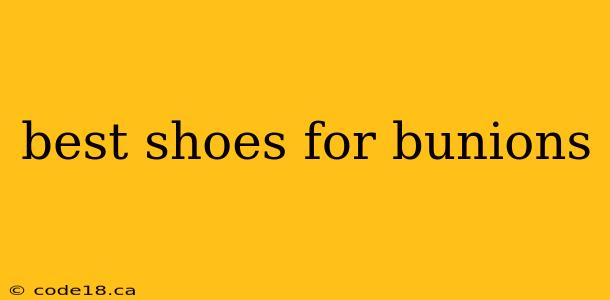 best shoes for bunions