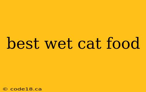 best wet cat food