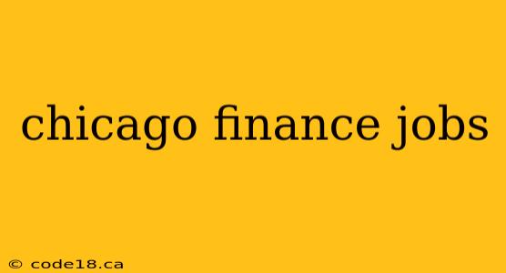 chicago finance jobs