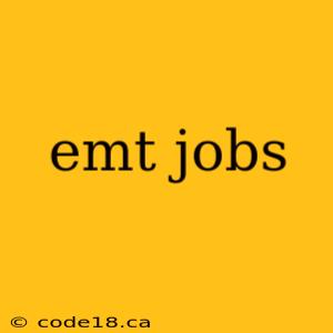 emt jobs