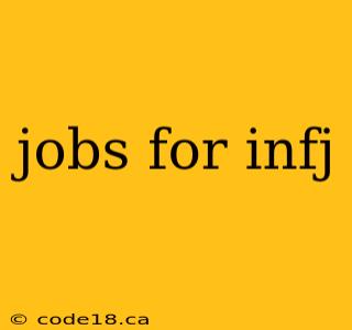 jobs for infj