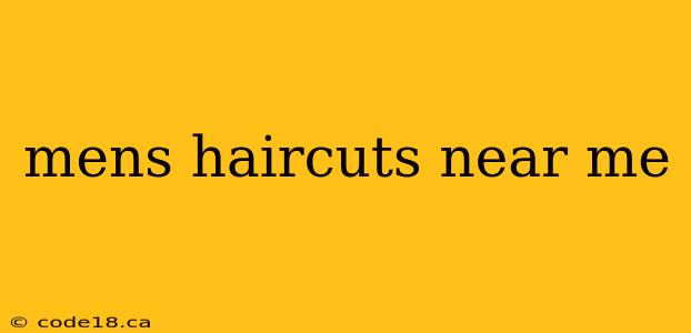 mens haircuts near me