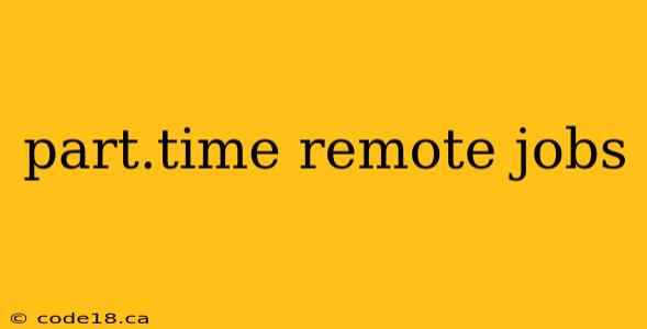 part.time remote jobs