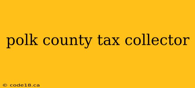 polk county tax collector