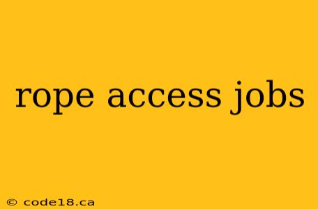 rope access jobs