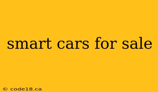 smart cars for sale