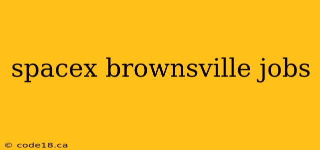 spacex brownsville jobs